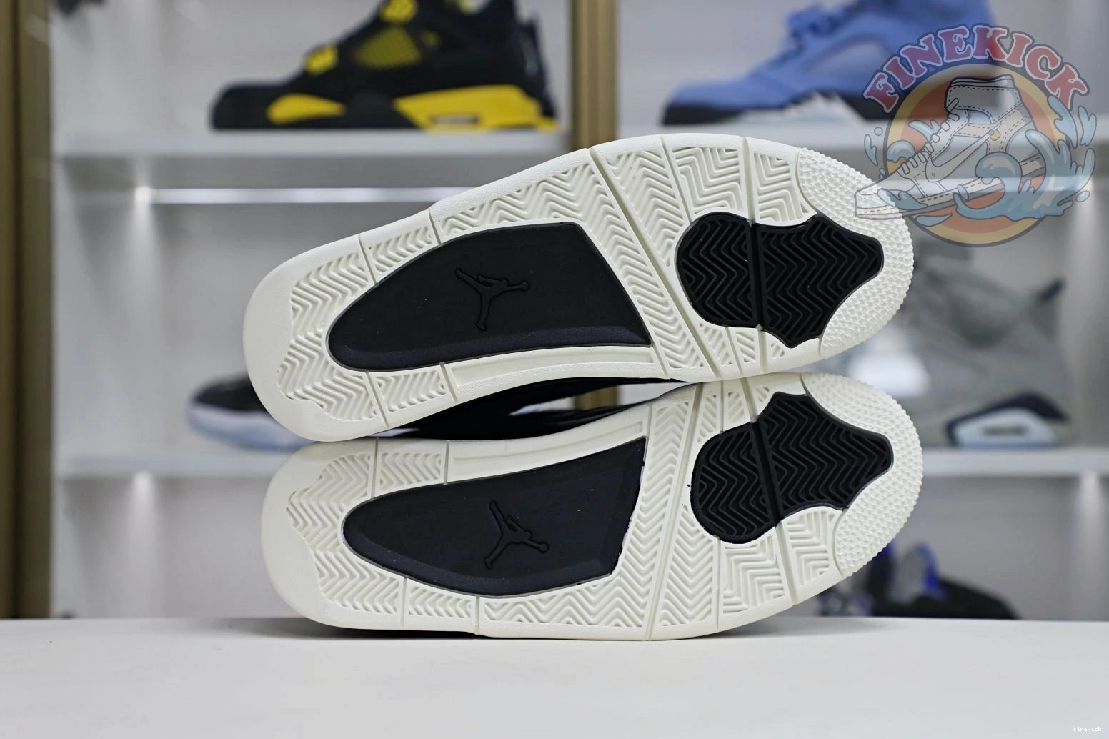 black Jordan retro Air ponyhair 4 Jordan 1018
